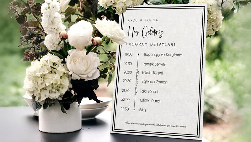 Söz Nişan Nikah Düğün Afiş Poster