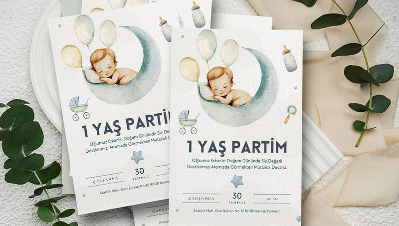 Doğum Günü Davetiye