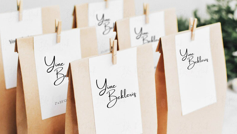 Şeker & İkram Etiketleri